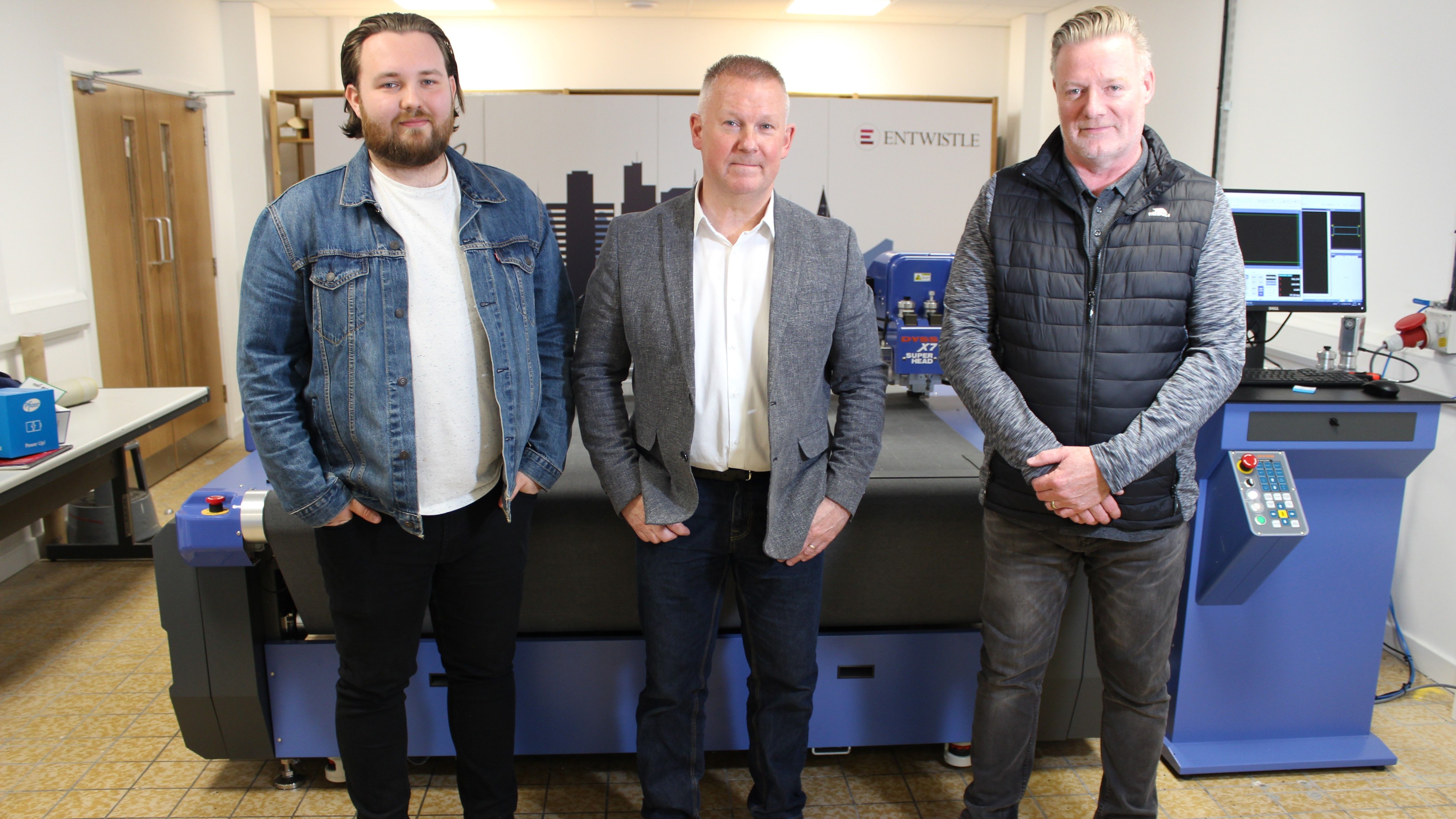 Entwistle Thorpe Group invest in versatile DYSS X7 digital cutter from AG/CAD